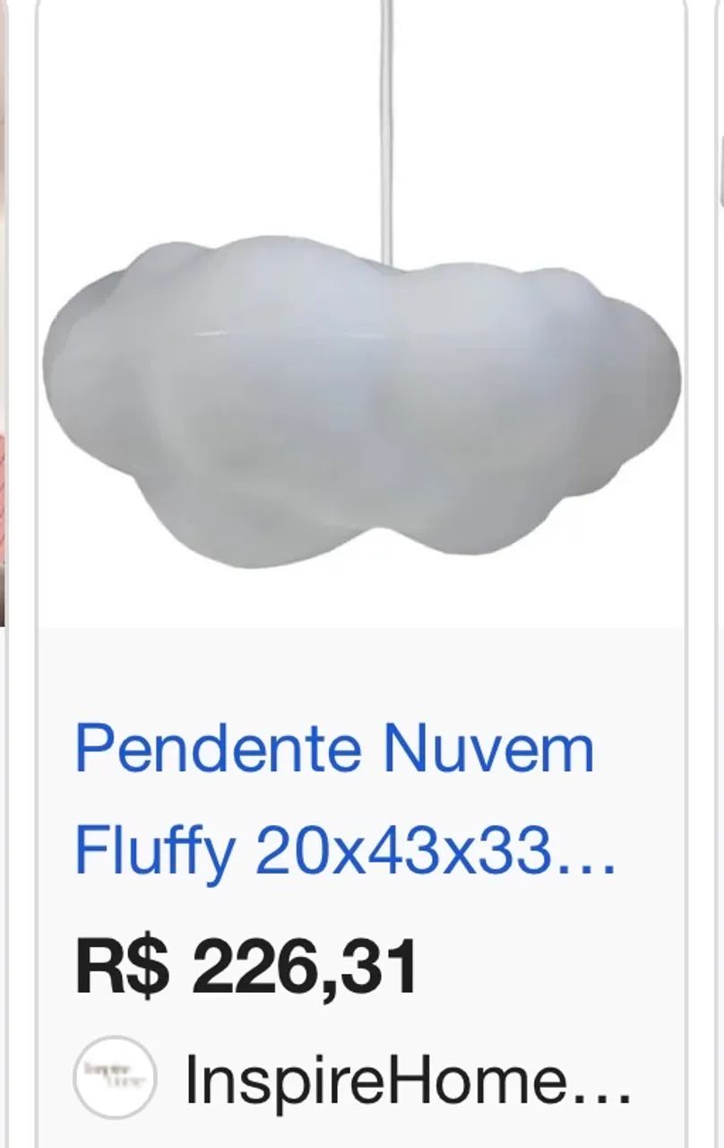 Pendente luminária nuvem  - Foto 3