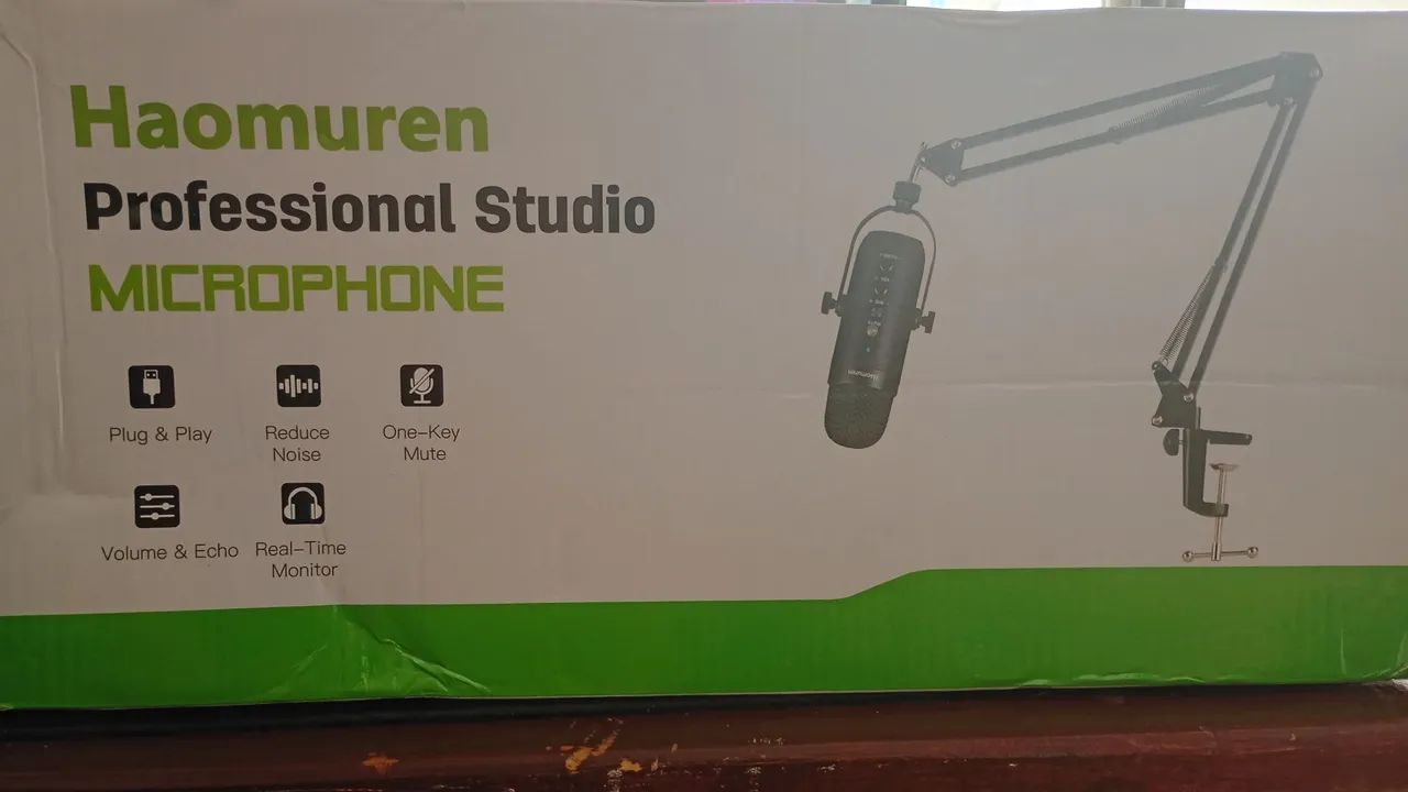 Microfone Houmuren Profissional + Braço articulado - Foto 3
