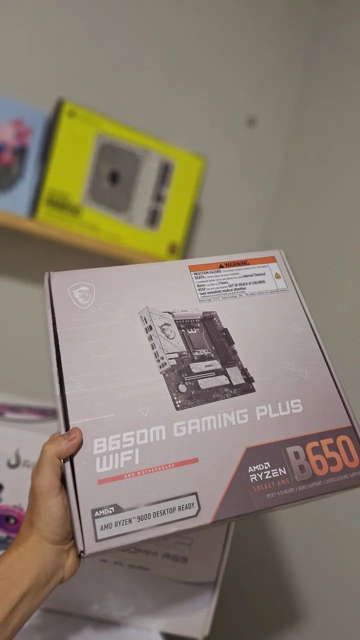 PLACA MAE MSI B650M GAMING PLUS WIFI PRATICAMENTE NOVA