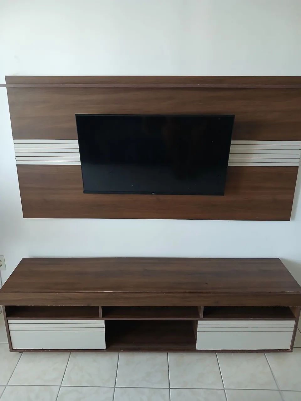 Painel e Rack para TV (sala de estar) - Foto 2