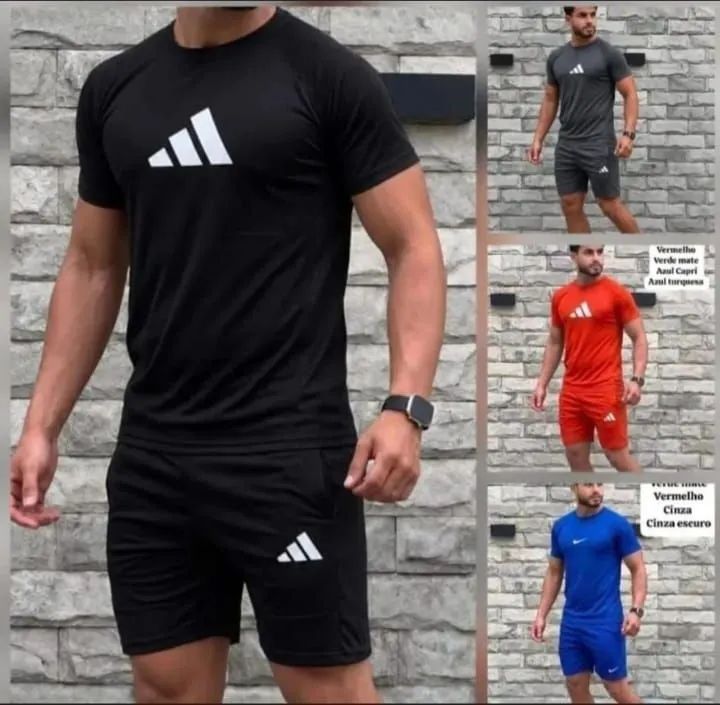 Conjunto masculino academia dry fit