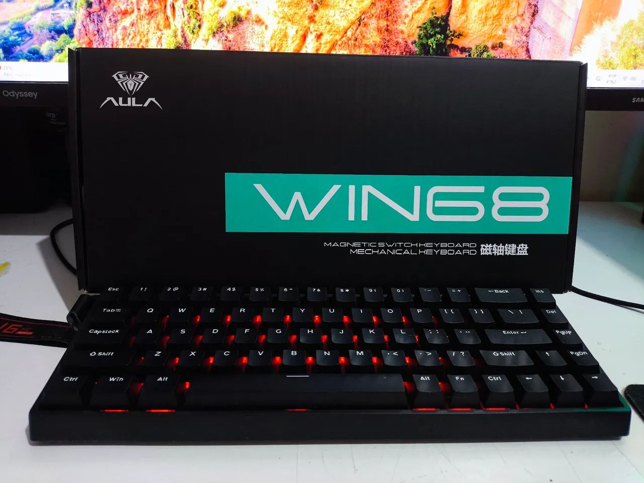 Teclado Magnético Aula Win 68 HE