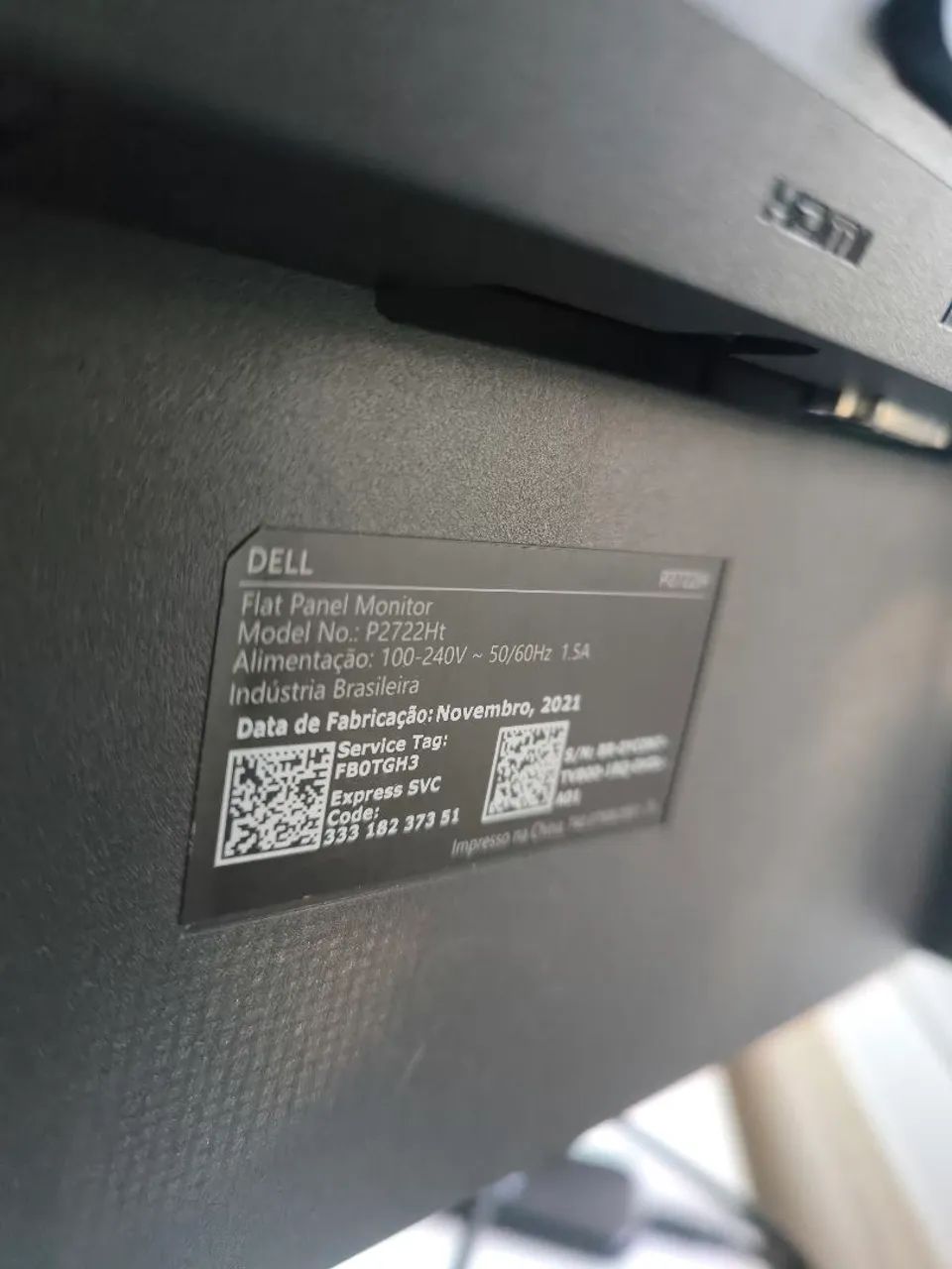 Monitor Flat Dell 27'' P2722 - Foto 2