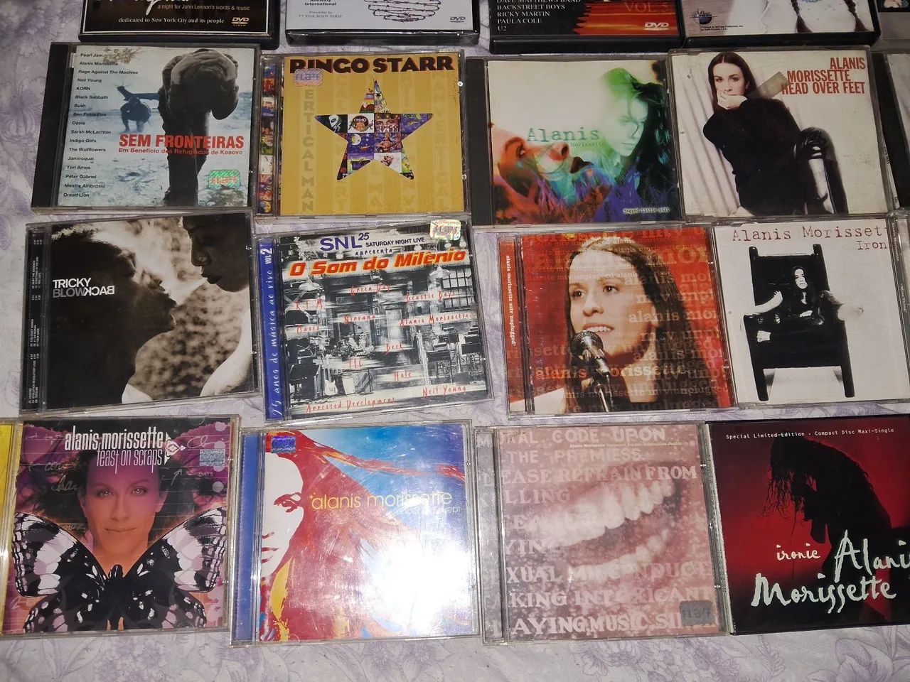 Lote Coleção CDs e DVDs Alanis Morissette - Foto 5