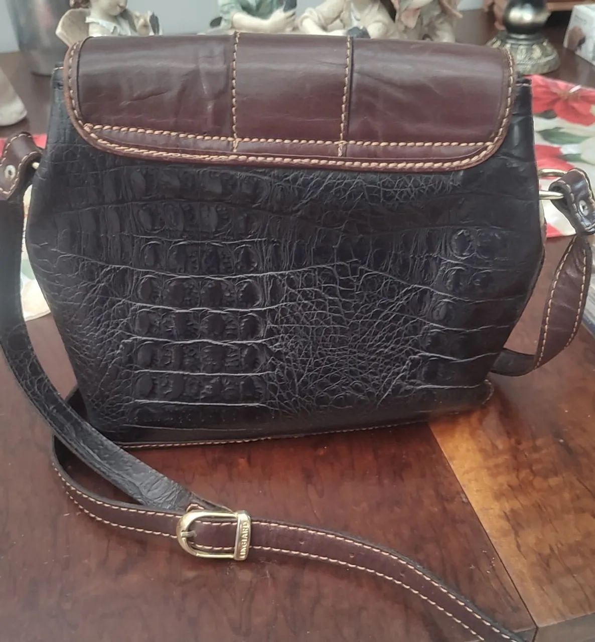 Bolsa couro anos 70 linguard  - Foto 4