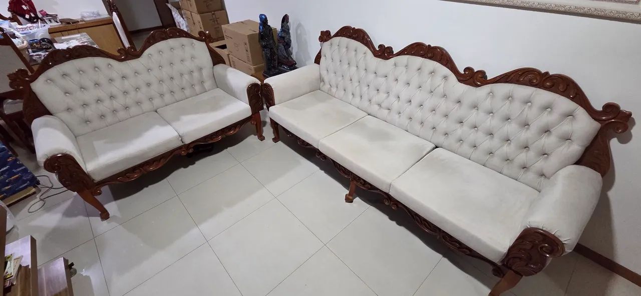 Conjunto de sofá Estilo Luis XV - Foto 4