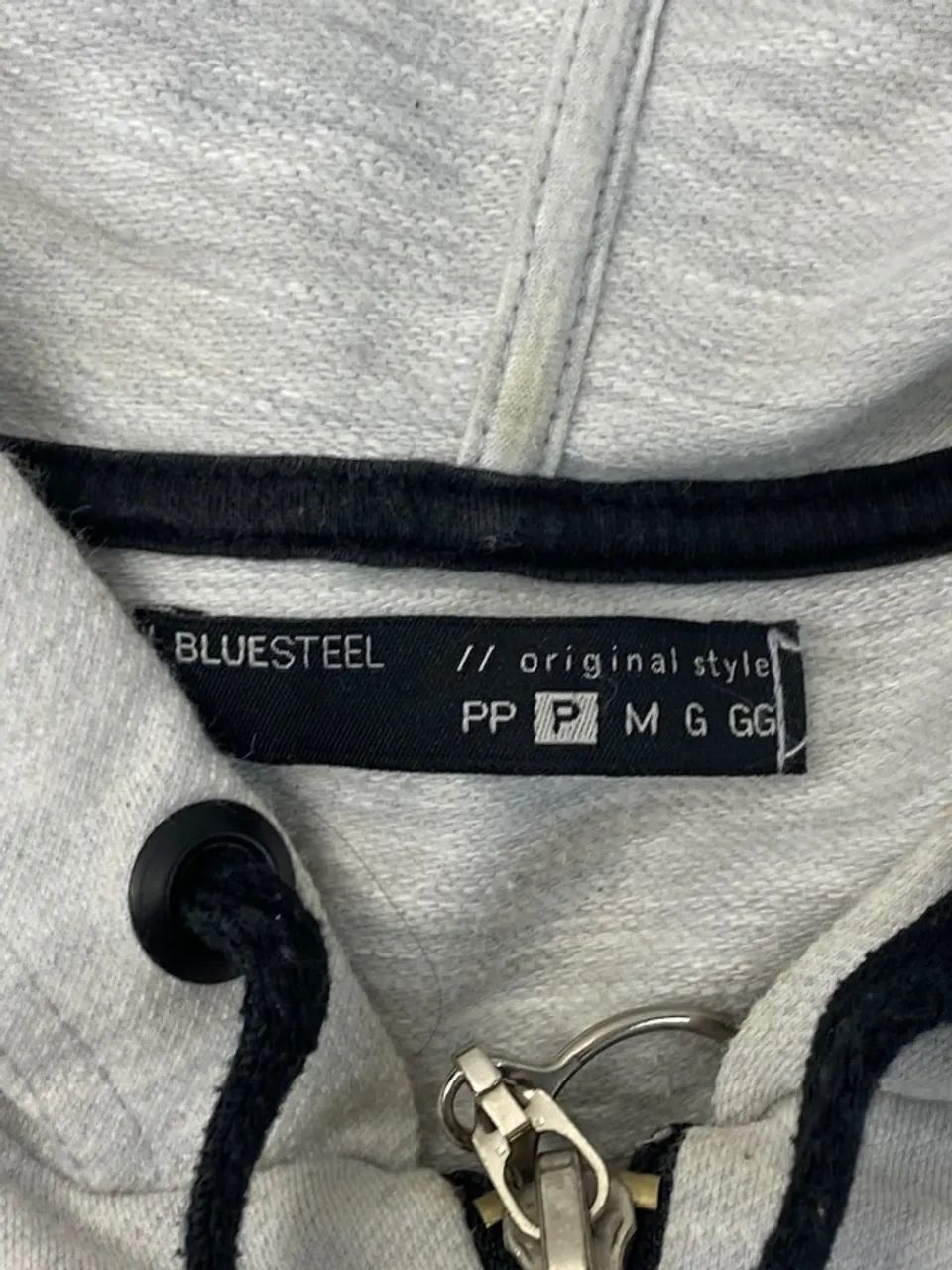  MOLETOM CINZA BLUESTEEL TAM P - Foto 2