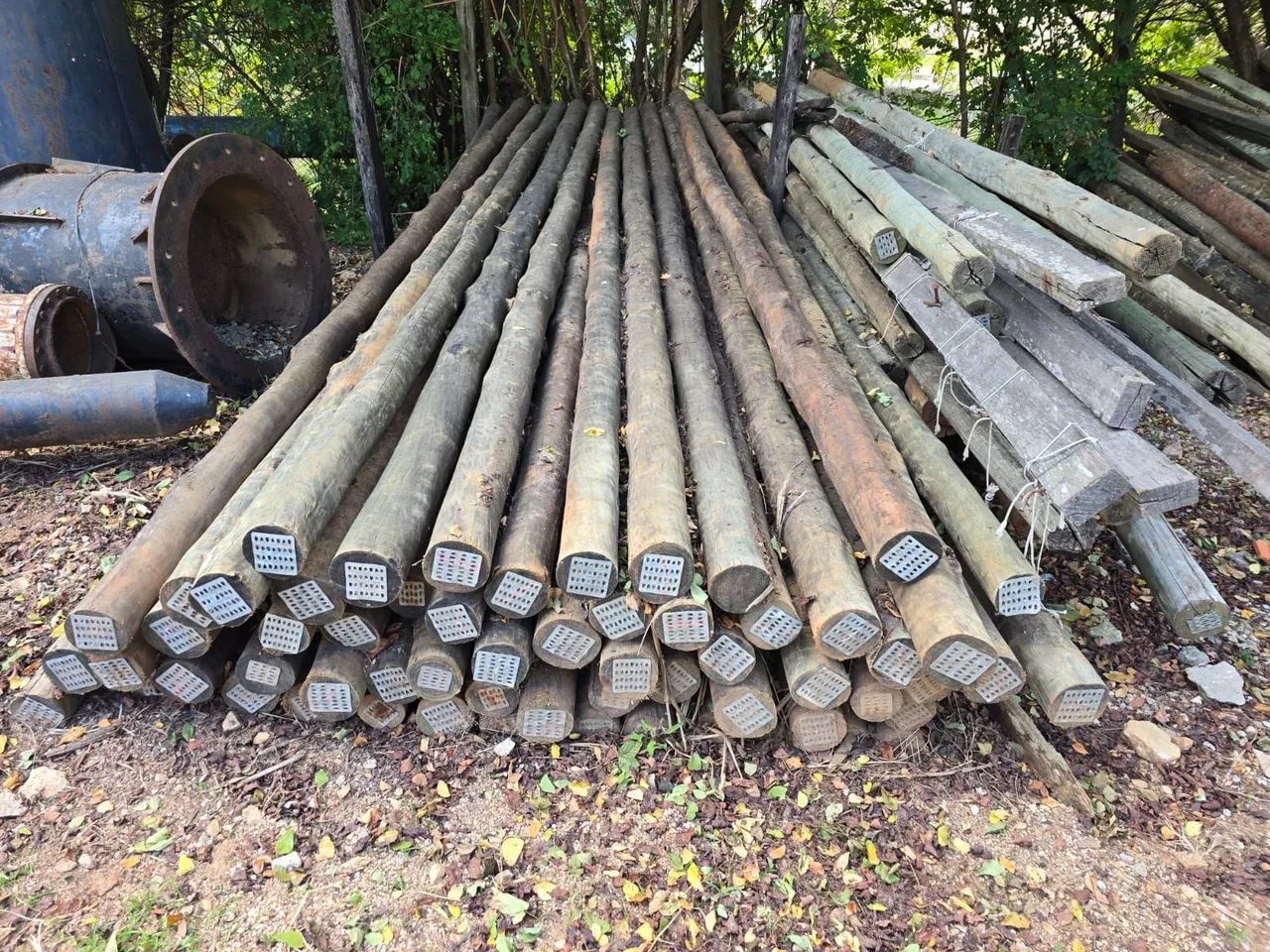 Eucalipto tratado roliço 12 a 14 com 6m - Foto 3