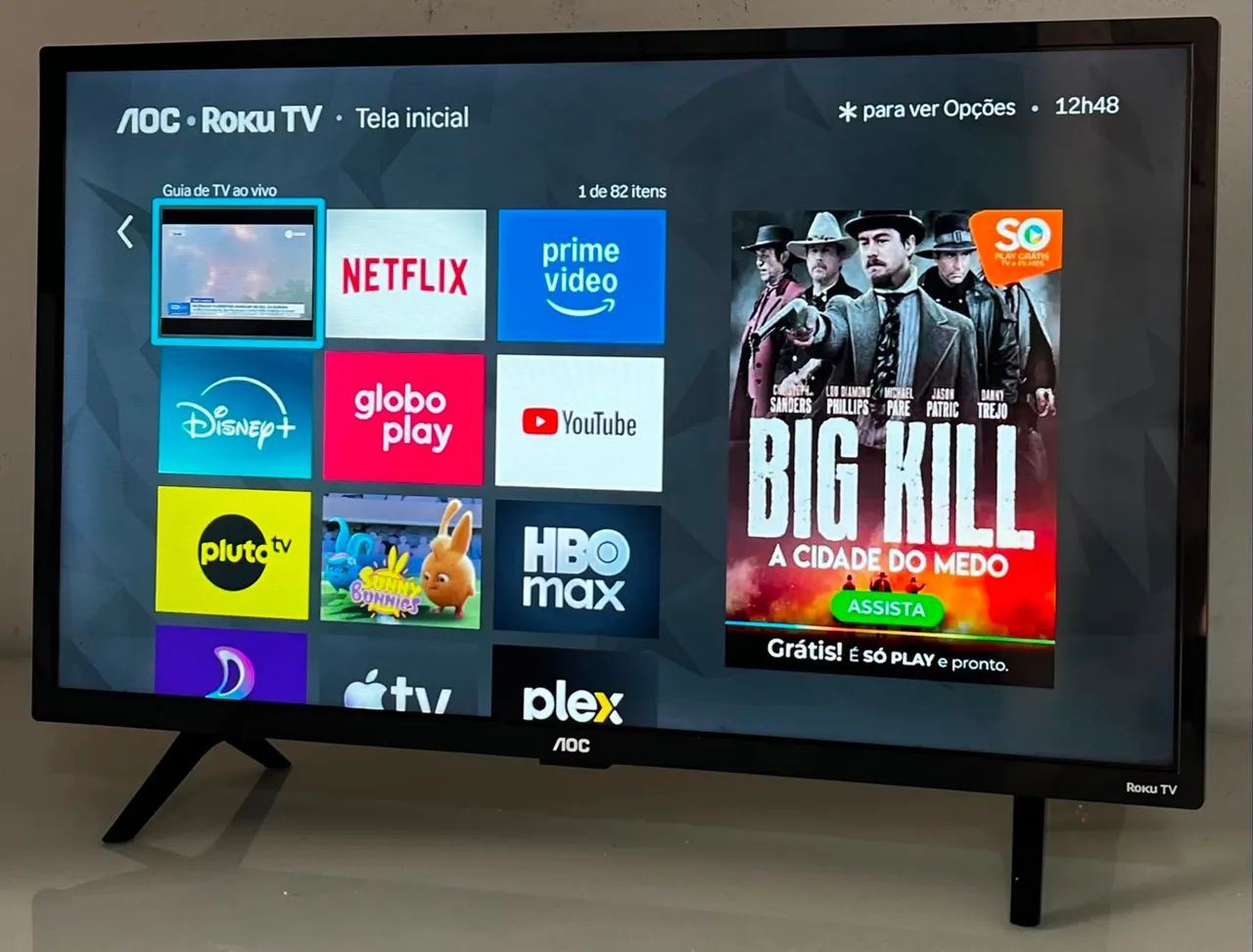 Tv Smart 32 AOC ROKU - Foto 3