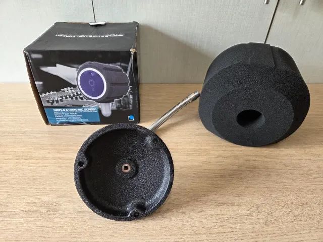 Pedestal maleável base mesa para microfone - Foto 3