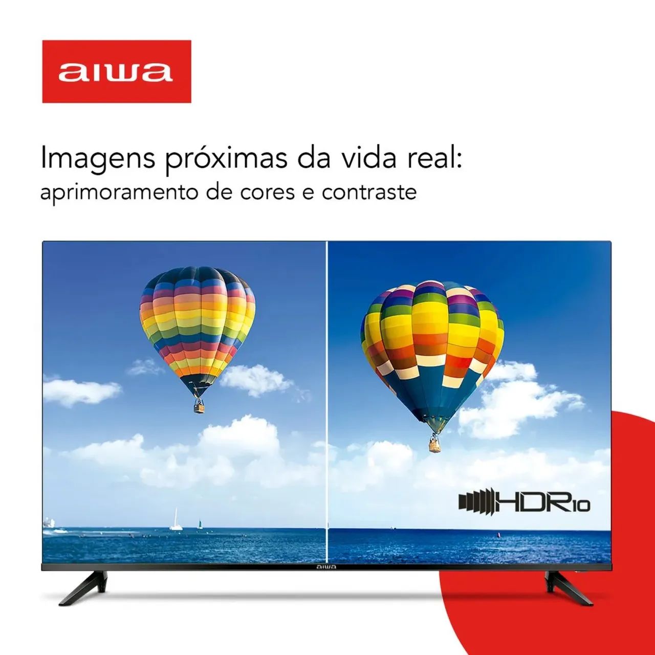 Smart TV AIWA 32? Android HD Borda Ultrafina HDR10 Dolby Áudio - Foto 2