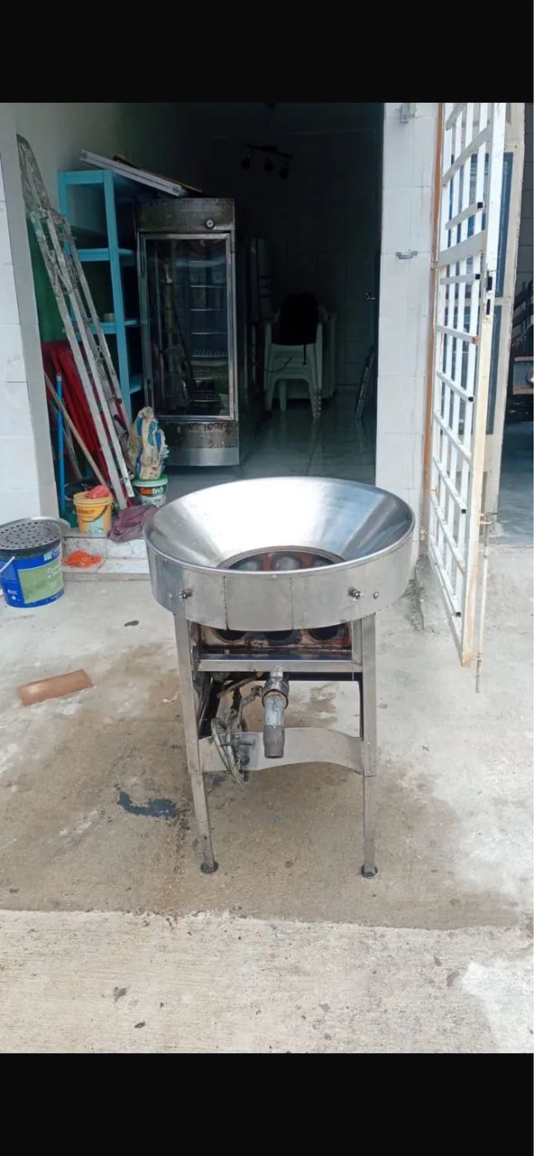FOGÃO PROFISSIONAL DE INOX PARA PASTELEIRO  - Foto 2