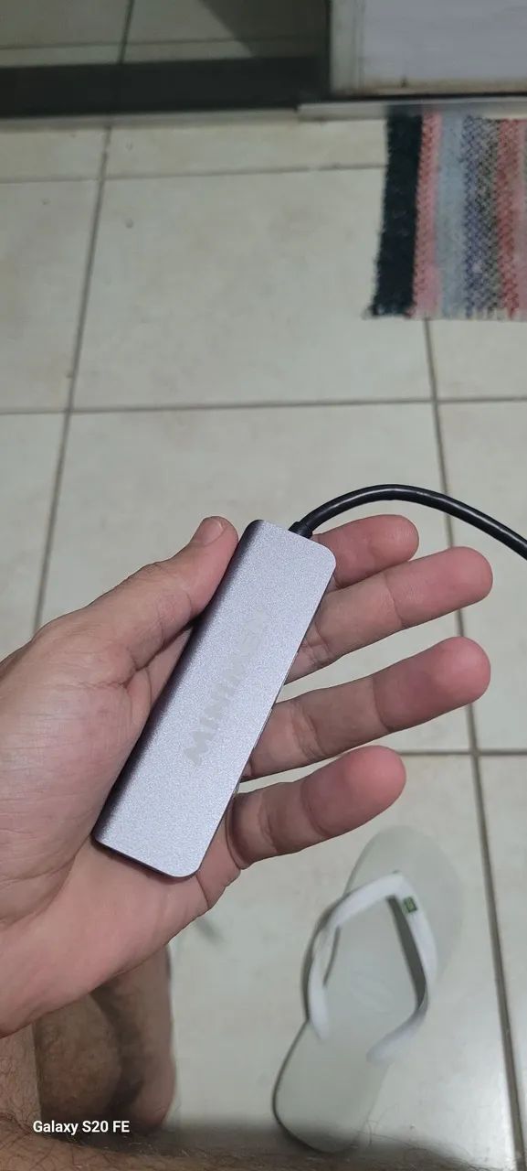 HUB USB COM ENTRADA P2 HDMI USB E CARREGAMENTO - Foto 5