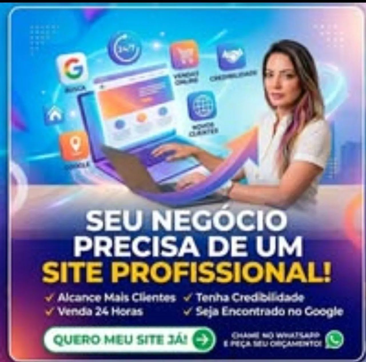 Criação de Sites, Logotipos, Google Meu Negócio e Identidade Visual - Foto 3