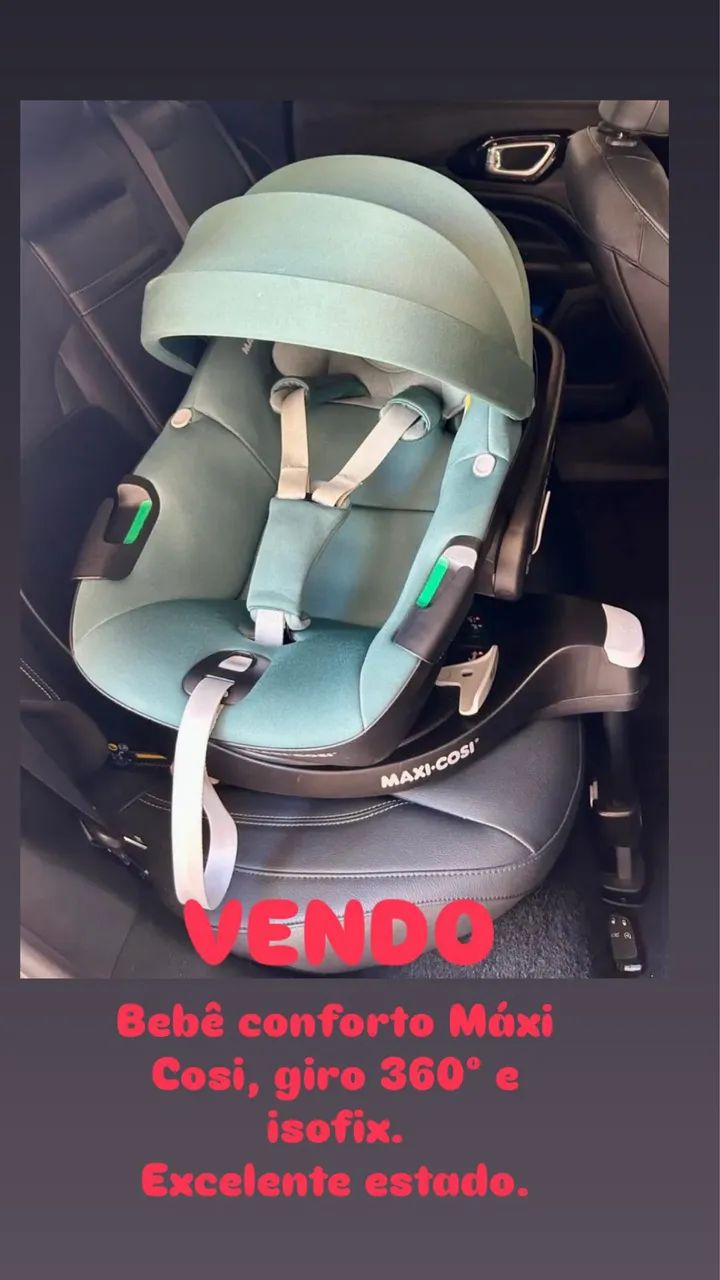 Bebê conforto máxi cosi com Isofix 