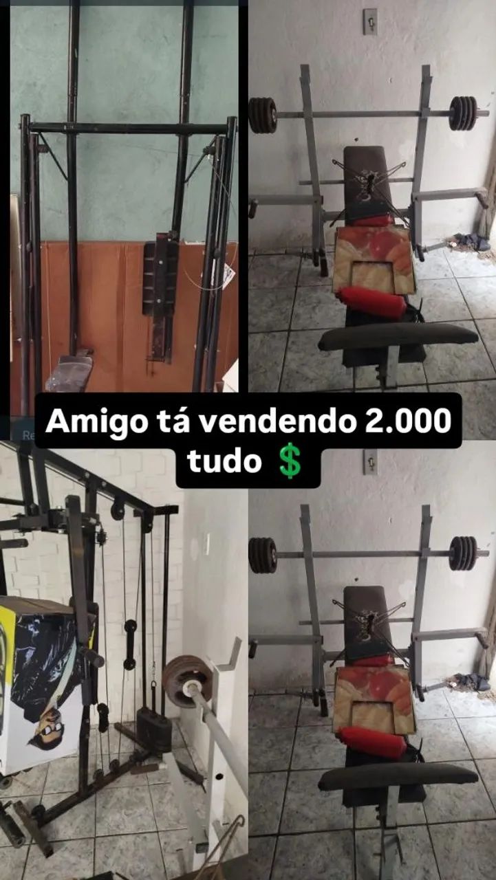 Vendo kit academia completo - Foto 2