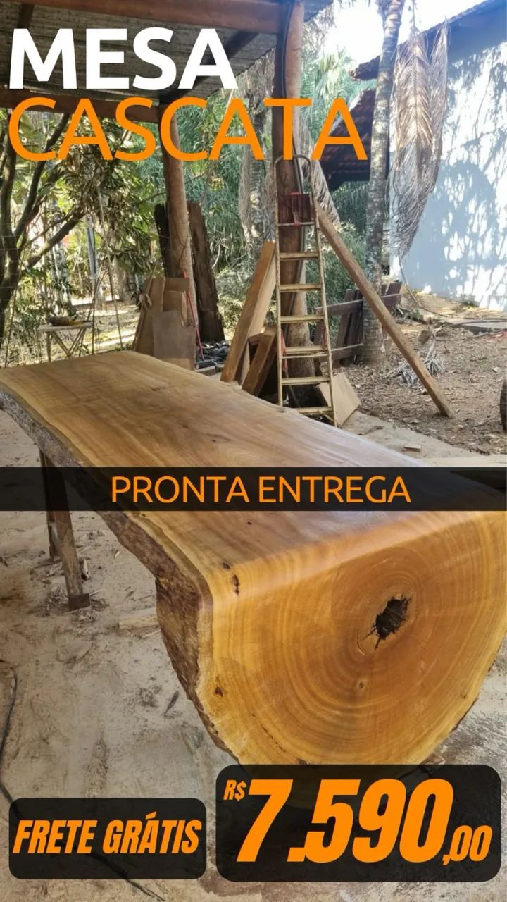 Mesa cascata rústica  - Foto 2