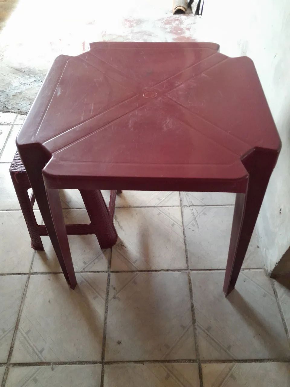Mesa banco plástico  - Foto 3