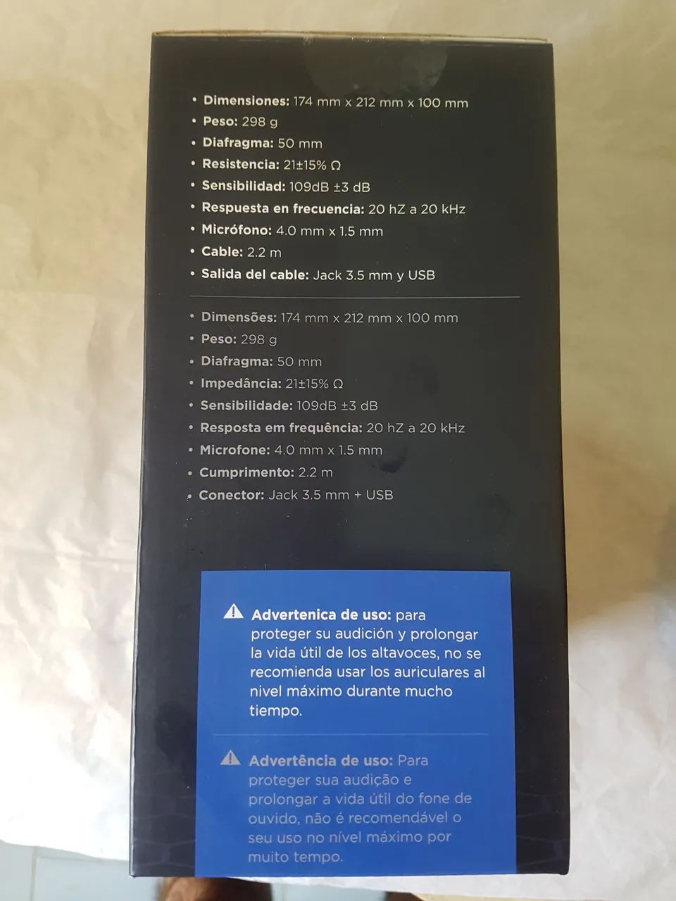 Fone de ouvido gamar G10 preto. - Foto 2