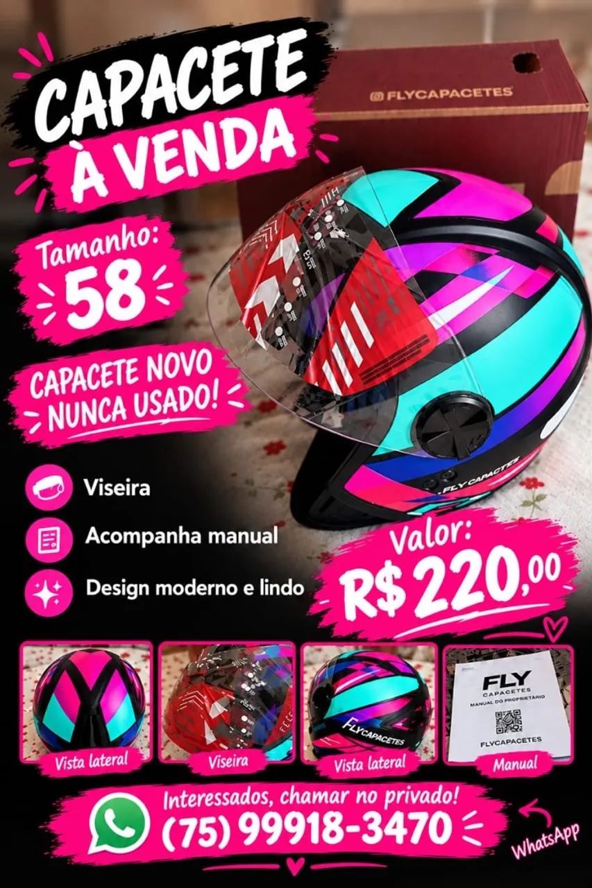Capacete fly 
