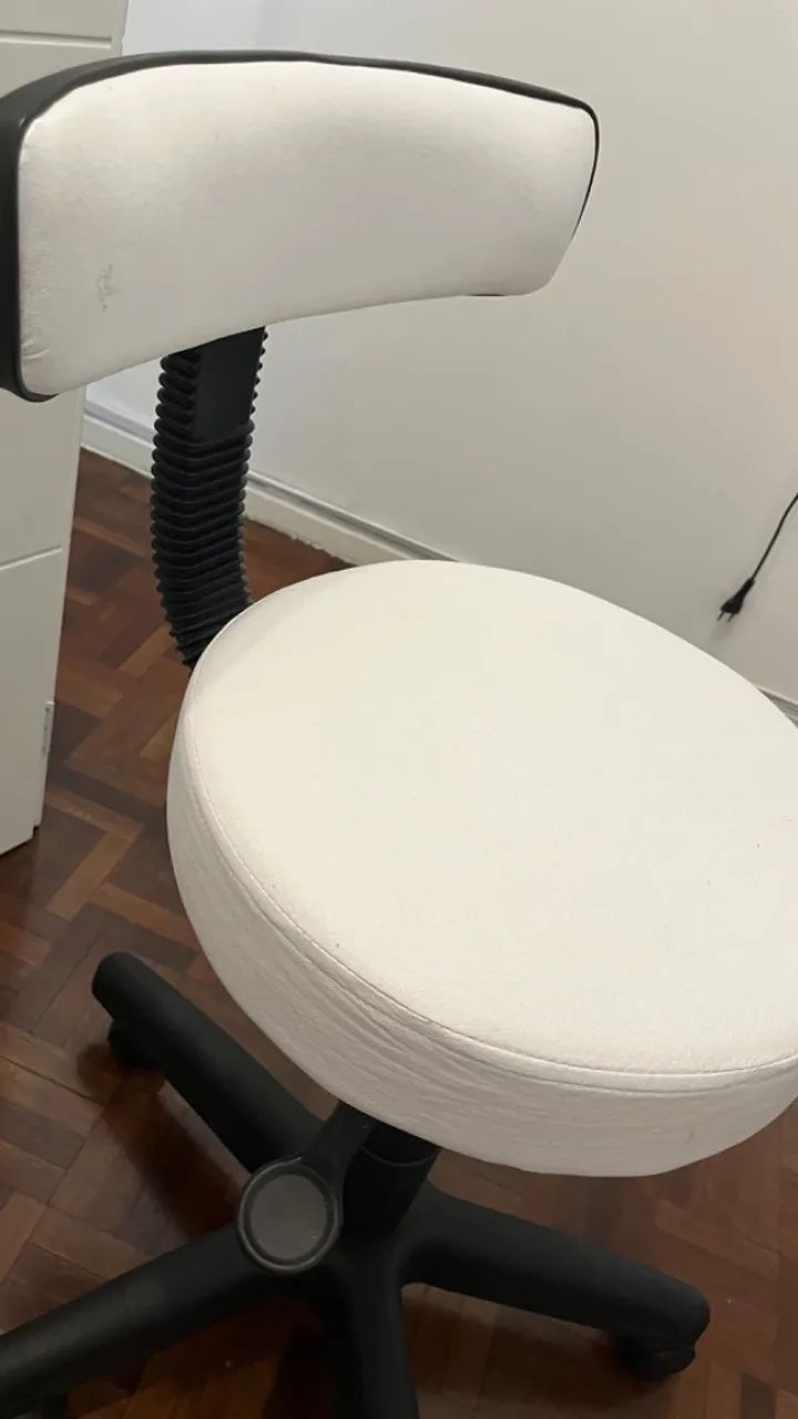 Mocho secretaria branco - Foto 4