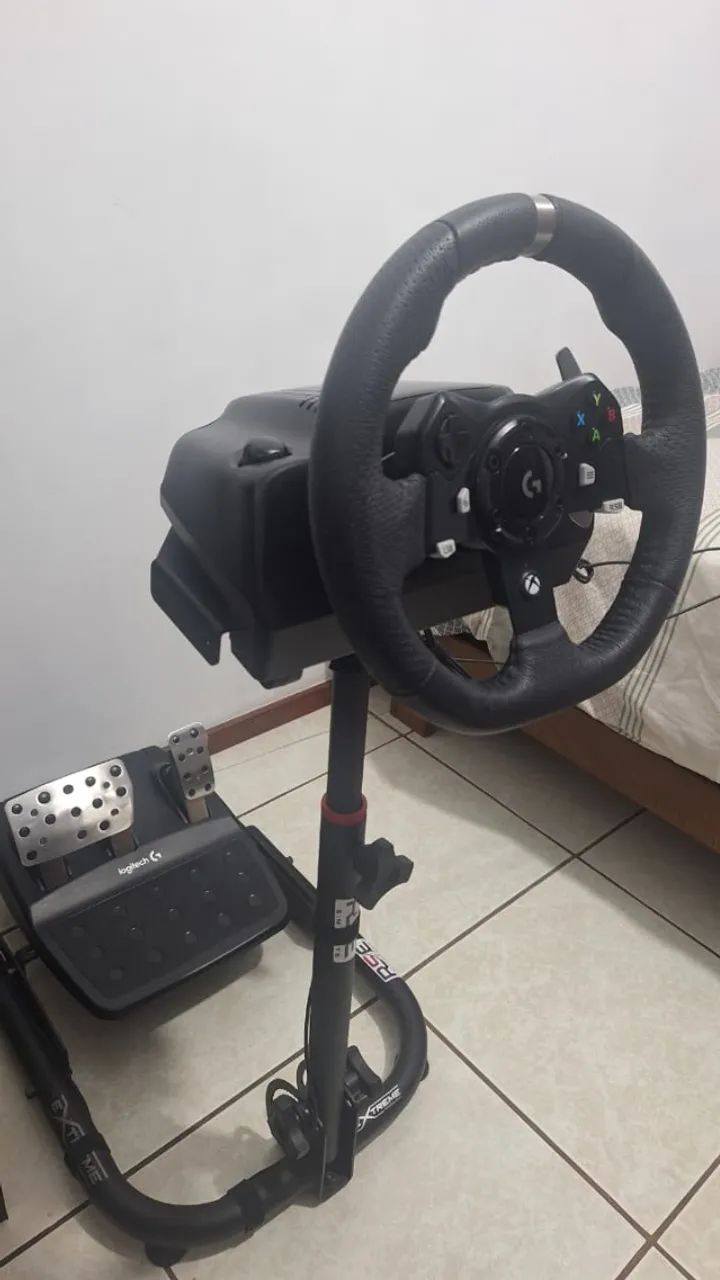 Volante Logitech G920 + Câmbio + Cockpit Extreme Racing - Foto 2