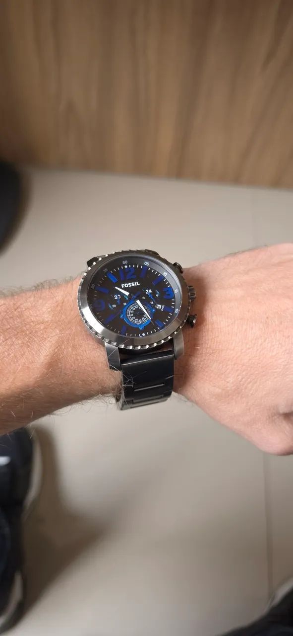 Relógio masculino Fóssil 48mm - Foto 2
