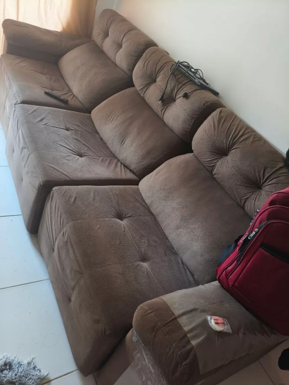 Vende se sofá retrátil 03 lugares, medindo 2.90 - Foto 2