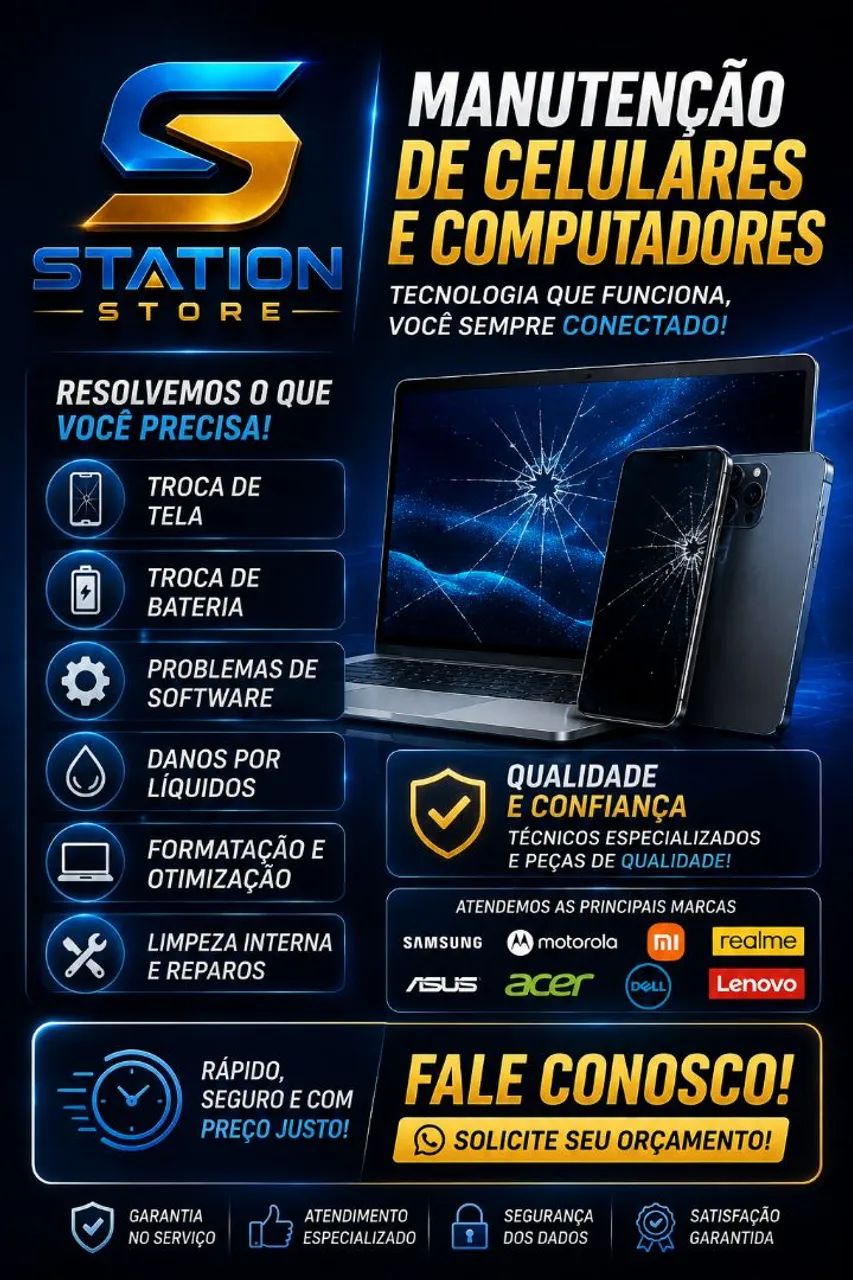 Manutenção e Venda de Celulares e Computadores (Ler Descrição) - Foto 3