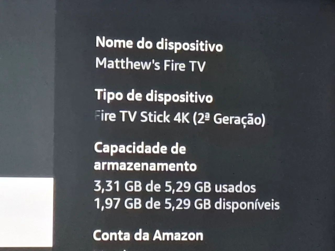 Amazon Fire Stick Tv 4k segunda geração wi-fi 6 - Foto 2
