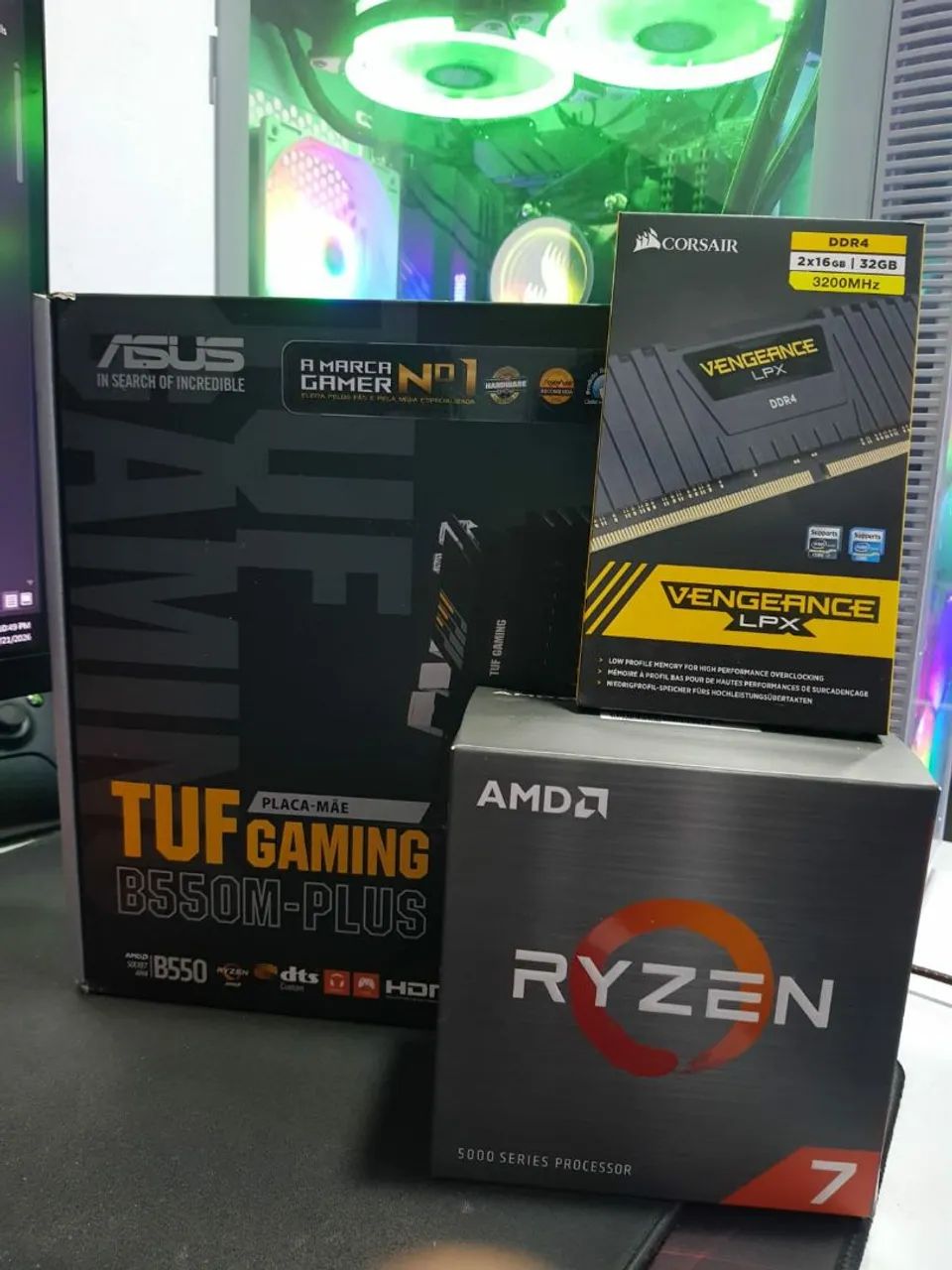Kit gamer processador placa mãe e memoria ddr4 - Foto 2