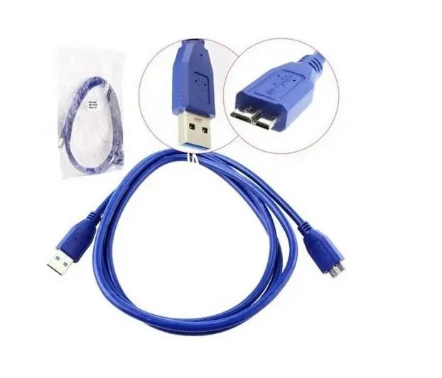 Cabo Usb 3.0 Alta Velocidade para Hd Externo - Foto 2