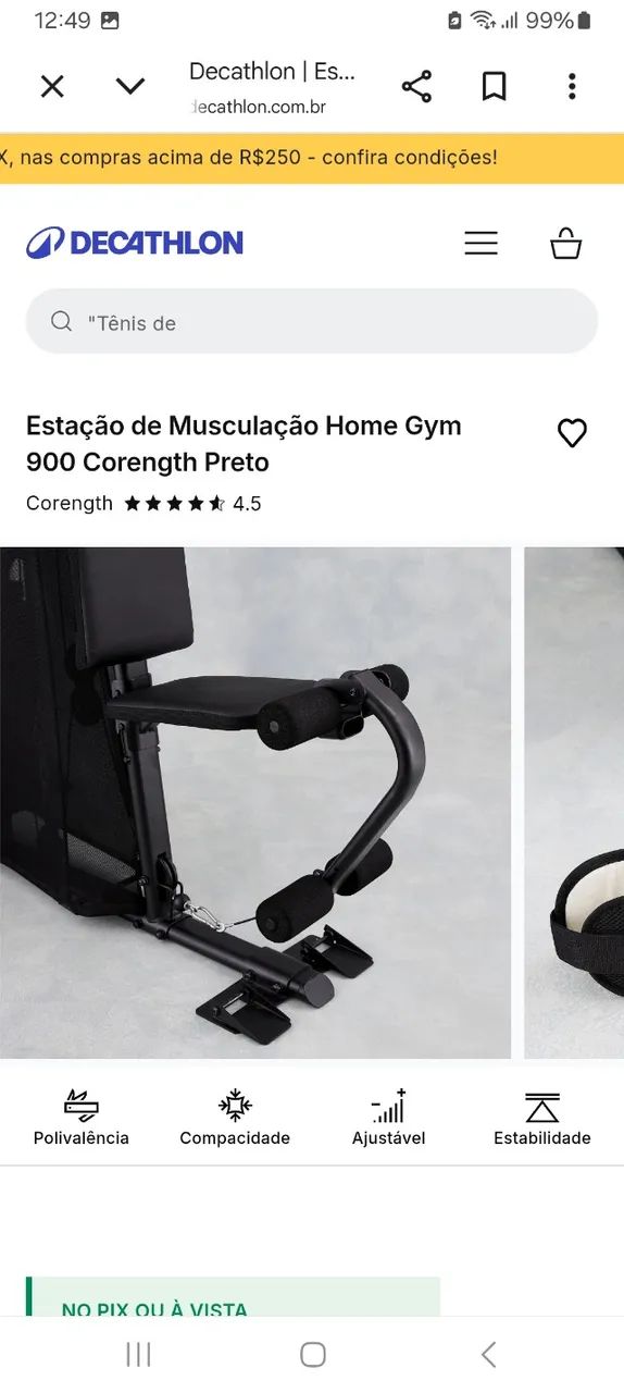 Aparelho de Musculação Decatlon. - Foto 5