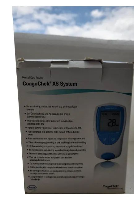 Aparelho Coaguchek Xs - Roche - P/ Teste Coagulação novo na caixa. - Foto 2
