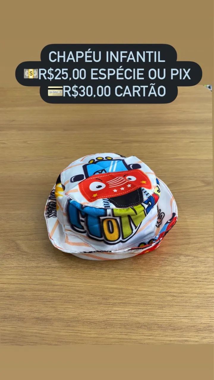 Chapéu de praia infantil  - Foto 5
