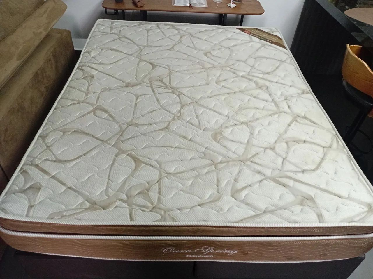 Vendo cama de casal Queen entrego  - Foto 4
