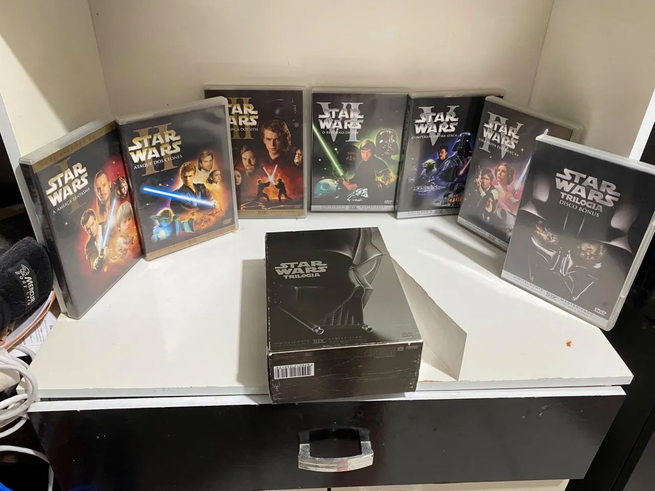 Box coleção Star Wars - episódios I II III IV V VI