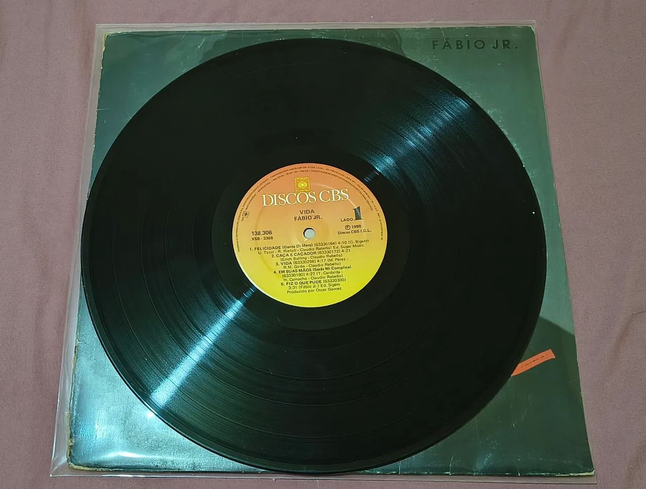 LP Vinil Fabio Jr Vida  - Foto 4