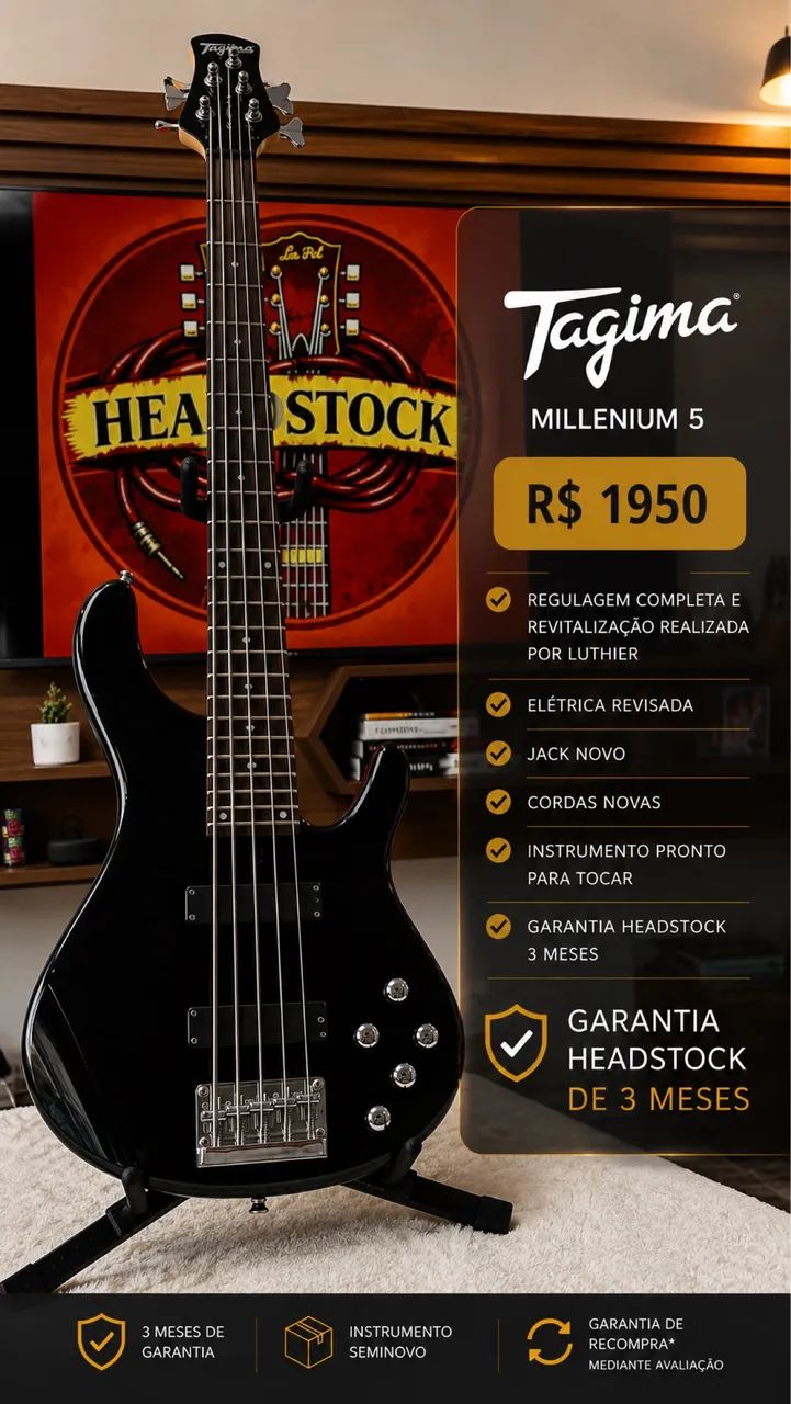 Baixo Tagima Millenium 5