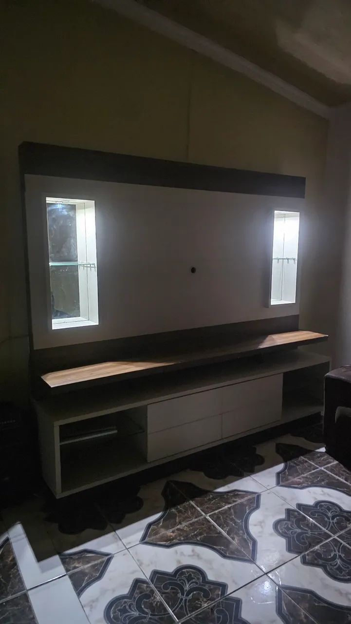 HOME / RACK COM ESPELHO E LED - Foto 2