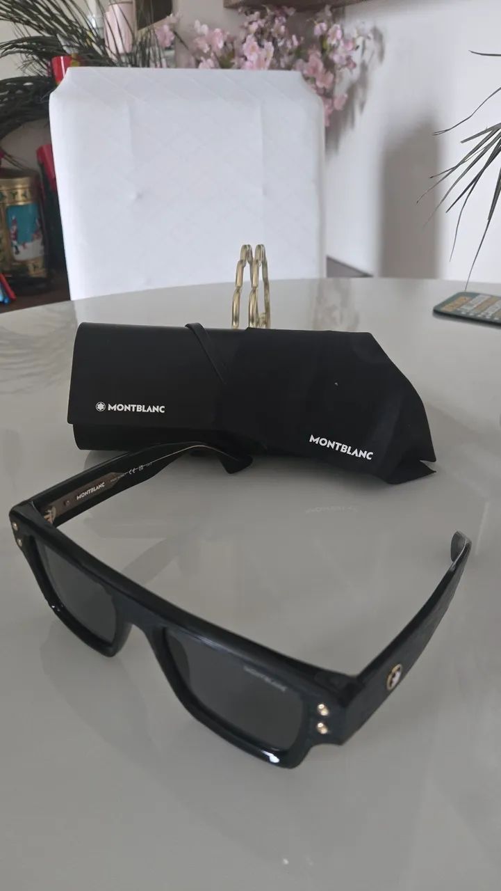 Oculos Montblanc MB131226 retangular  - Foto 4