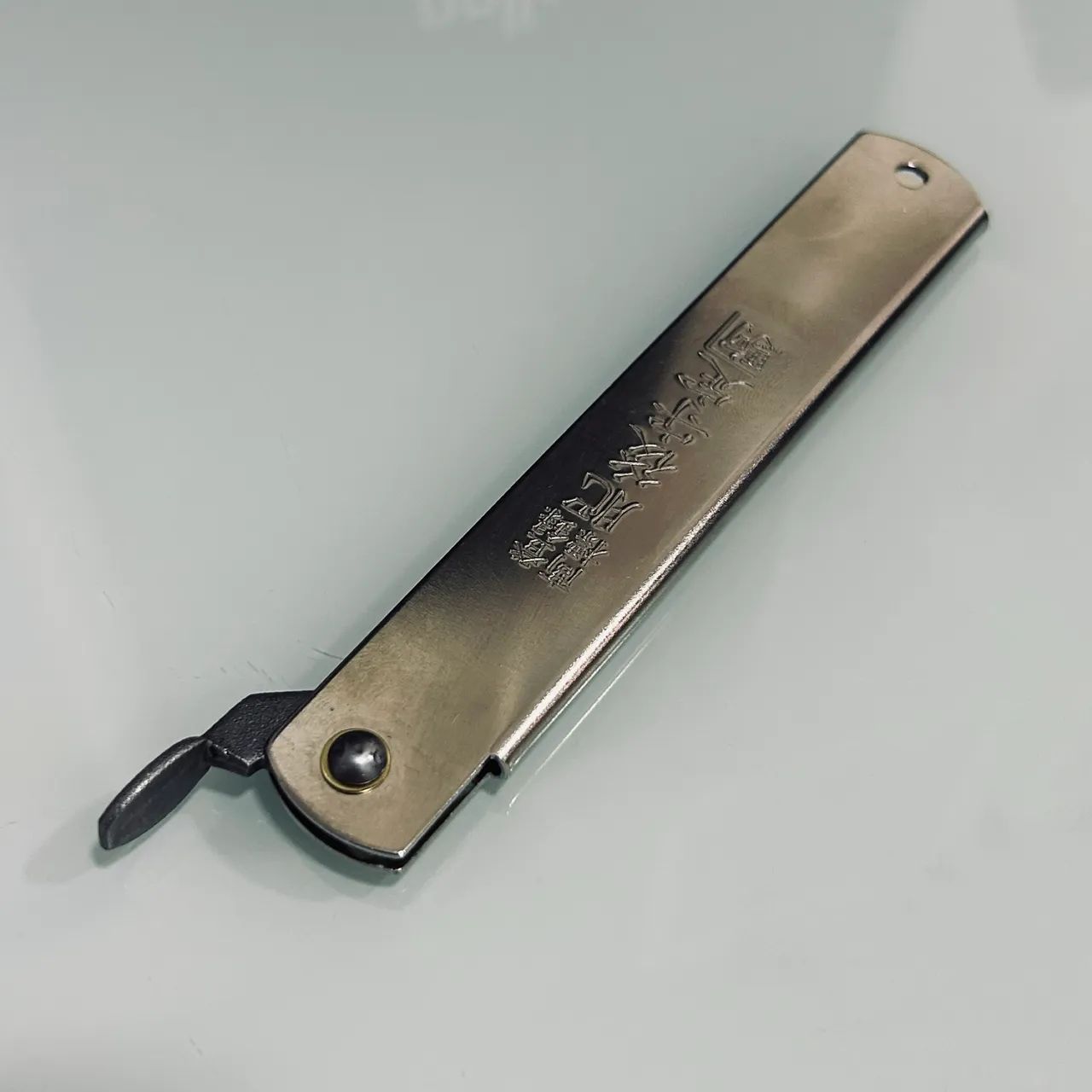 Faca Canivete Higonokami Prateada 21cm Japonesa - Foto 3
