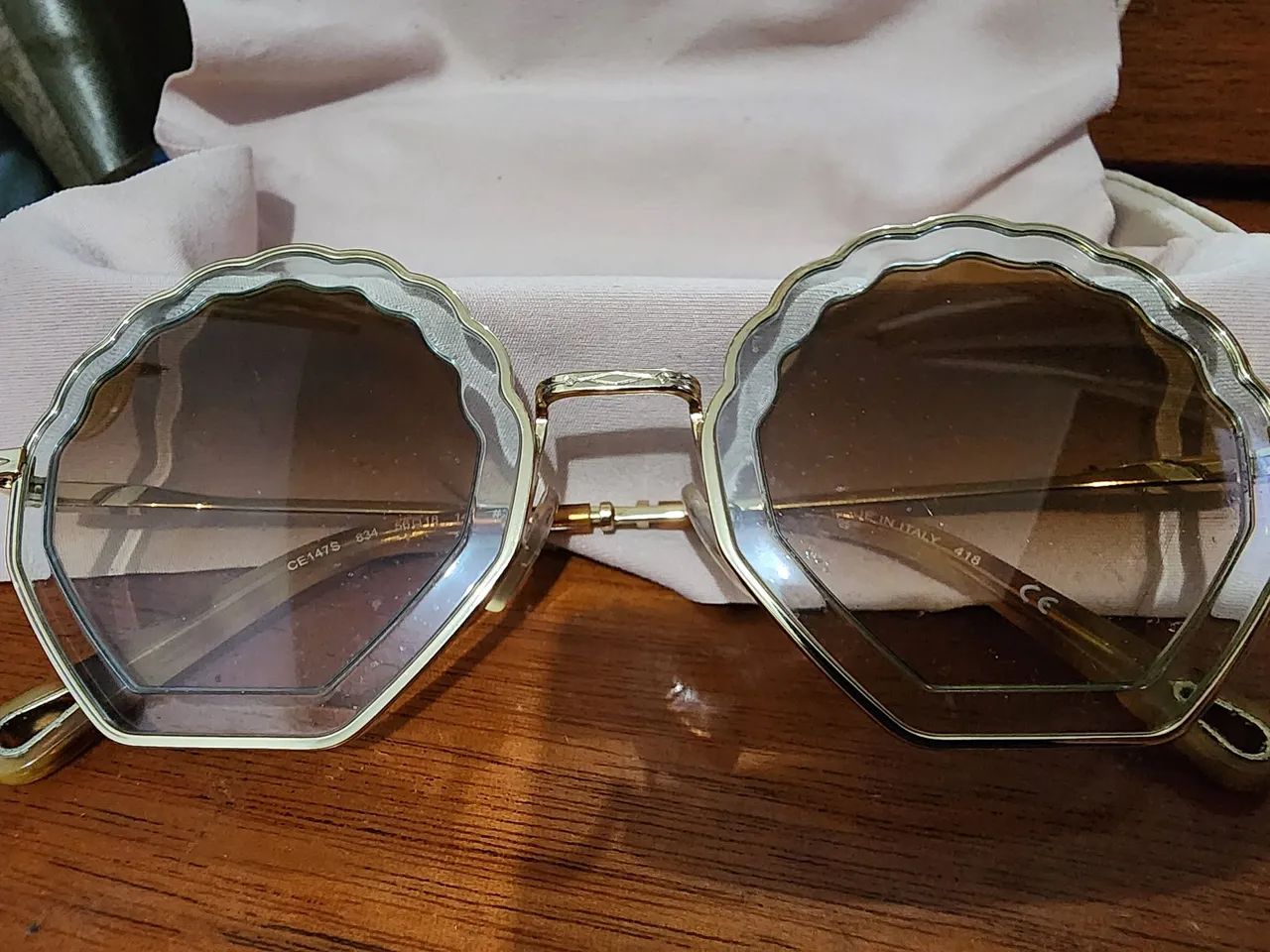 Oculos de sol Chloé Tally feminino  - Foto 3