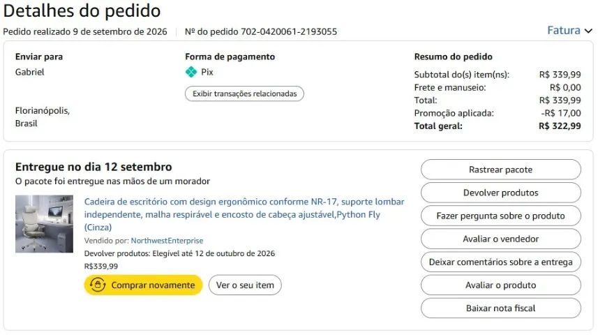 Cadeira para Escritorio - Foto 4