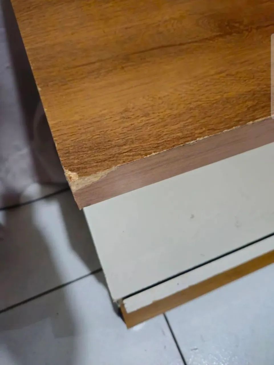 Rack para TV até 72 polegadas l OFF White e freijó 180 cm l Retirada imediata - Foto 4