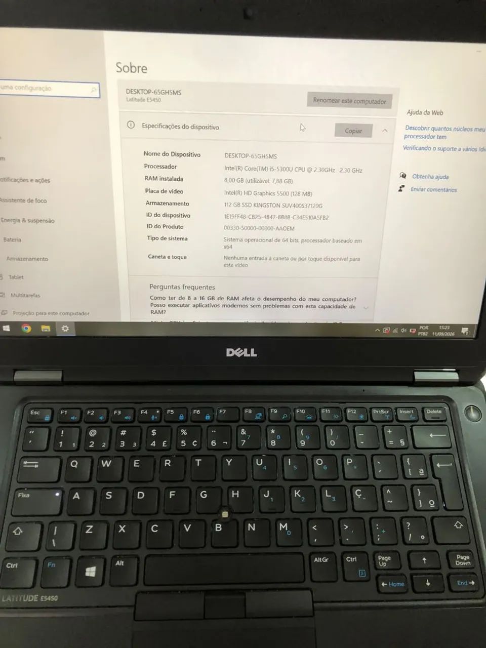 Notebook Dell i5 de quinta geração  - Foto 3