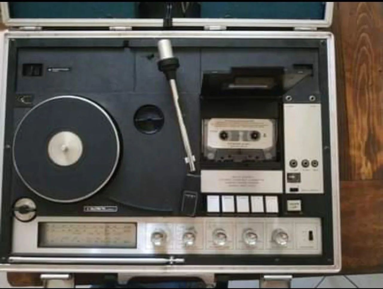Toca disco retro 3x1 crown - Foto 4