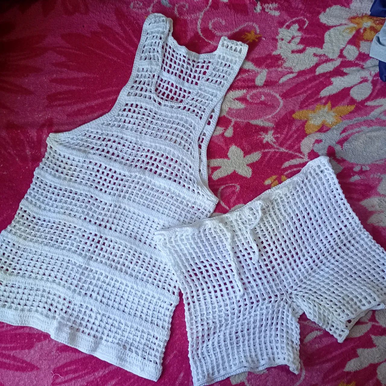 Conjunto de crochê