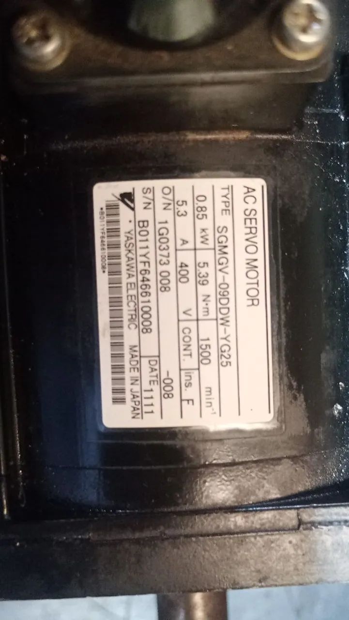 Servo Motor CA Yaskawa, modelo SGMGV-09DDW-YG25 - Foto 4