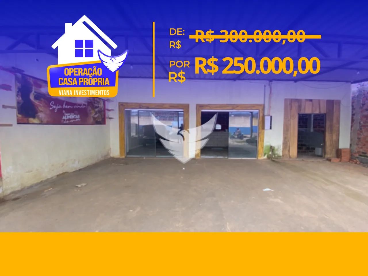 Ponto Comercial com casa nos fundos | Não Financia
